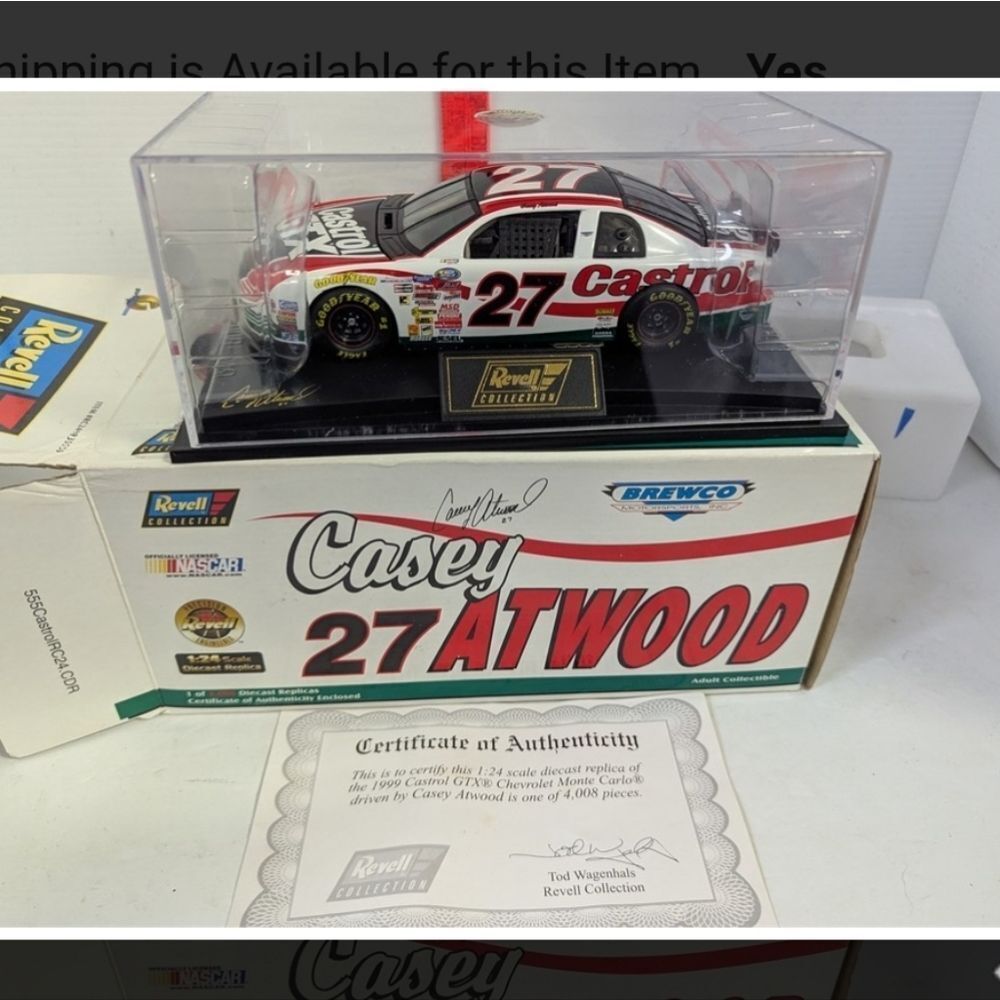 Castrol GTX Casey Atwood 27 Die Cast Car